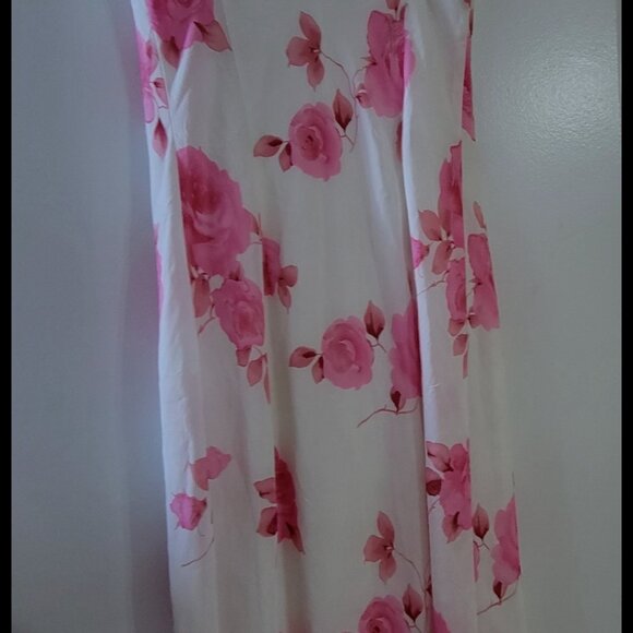 Fairweather Midi dress SMALL floral cowl neck long short with lining - Picture 2 of 12